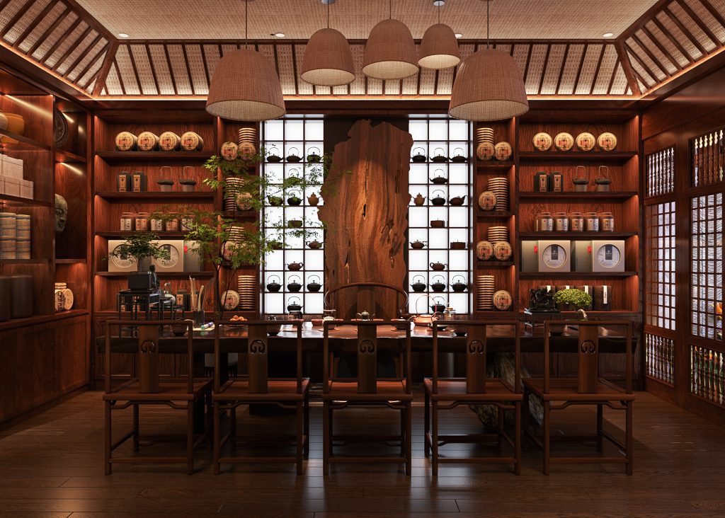 Nội thất phòng trà