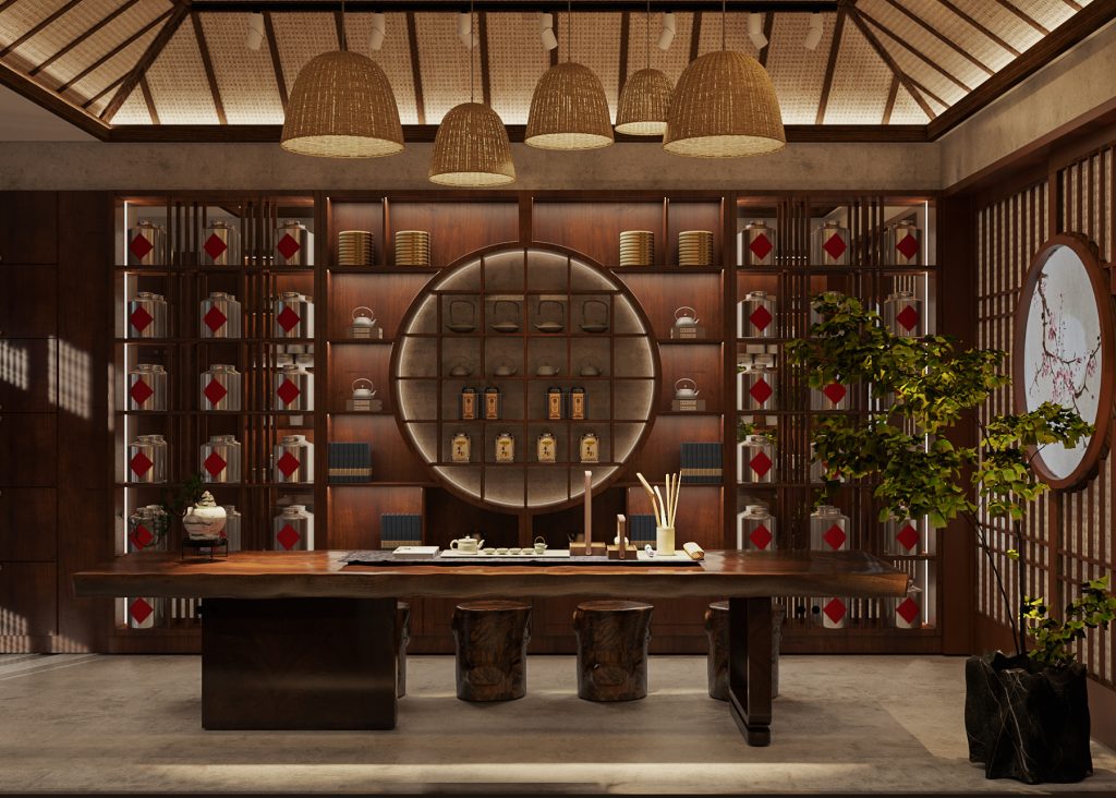 Nội thất phòng trà