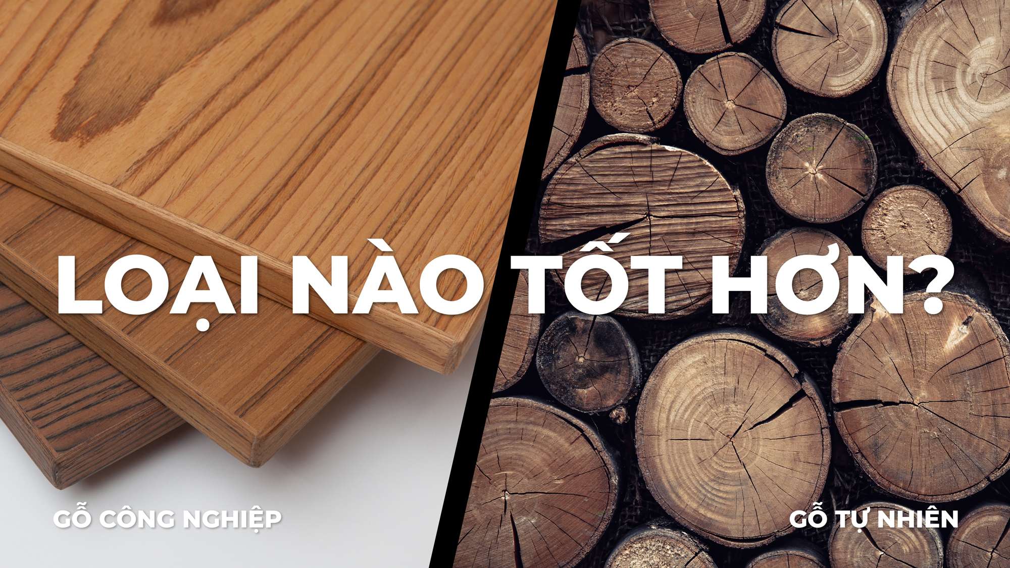 gỗ công nghiệp và gỗ tự nhiên