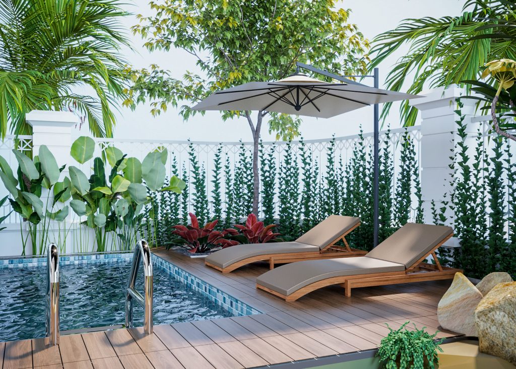 Nội ngoại thất biệt thự Quảng Ninh