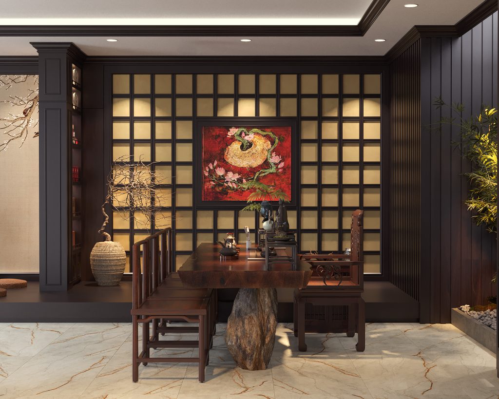 Nội thất phòng trà