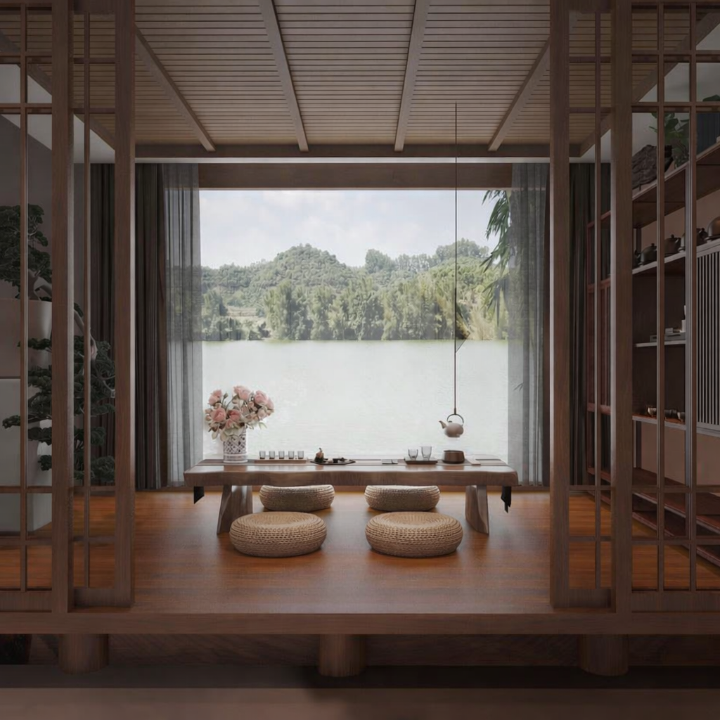 Thiết kế phòng trà đạo