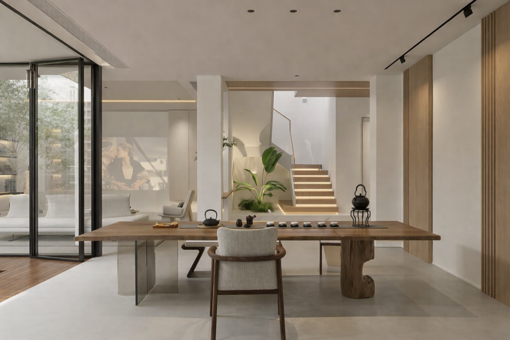 Thiết kế phòng trà đạo