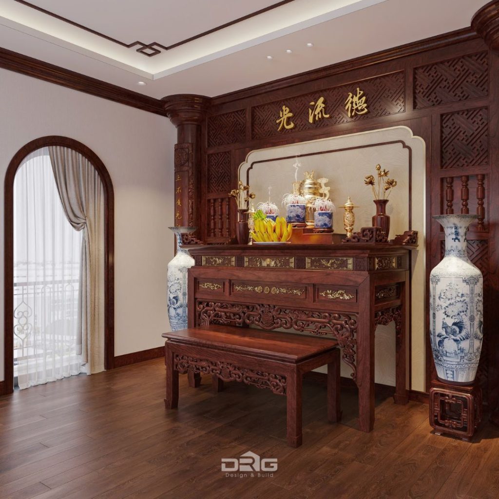 TOP 10 Mẫu Phòng Thờ Sang Trọng, Chuẩn Phong Thủy Cho Nhà Đẹp 2026 5 1 1