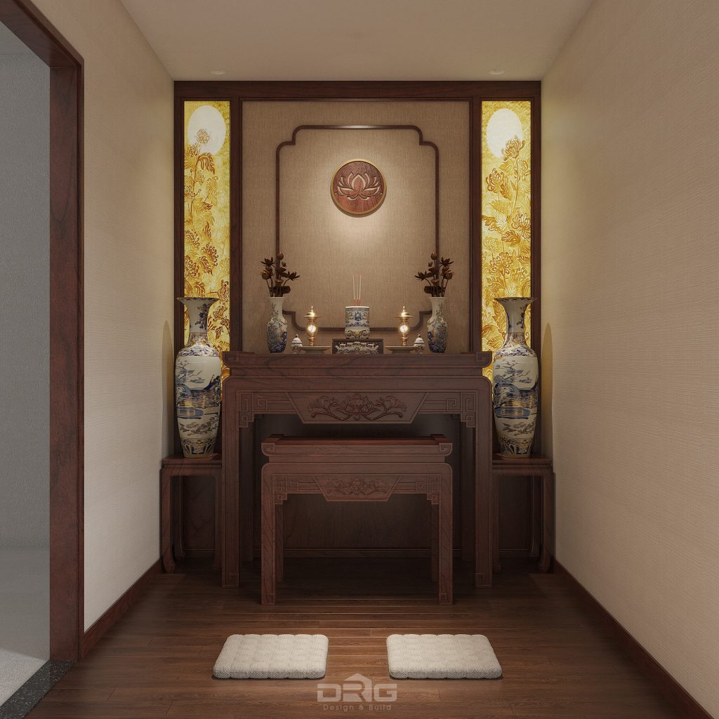 TOP 10 Mẫu Phòng Thờ Sang Trọng, Chuẩn Phong Thủy Cho Nhà Đẹp 2026 4 5